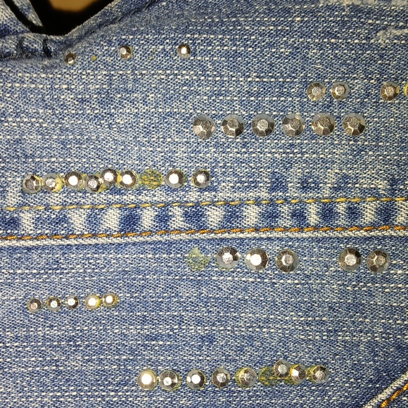Blue Denim Girl's Jacket - Picture 4 of 6
